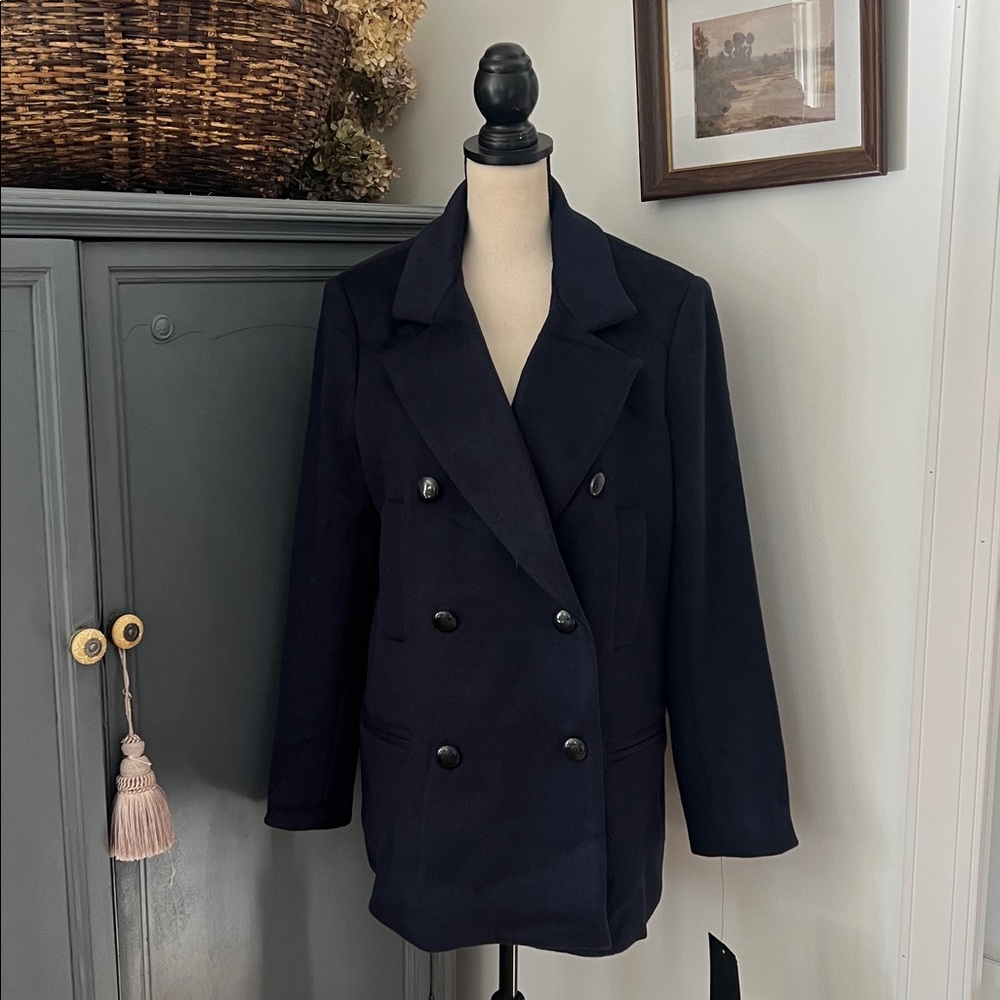 NWT Tuckernuck Navy Kensington Blazer Coat - Picture 3 of 6